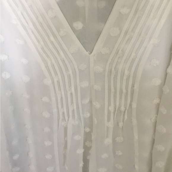 Womens White Blouse Sz. 1X (New) - Picture 1 of 8